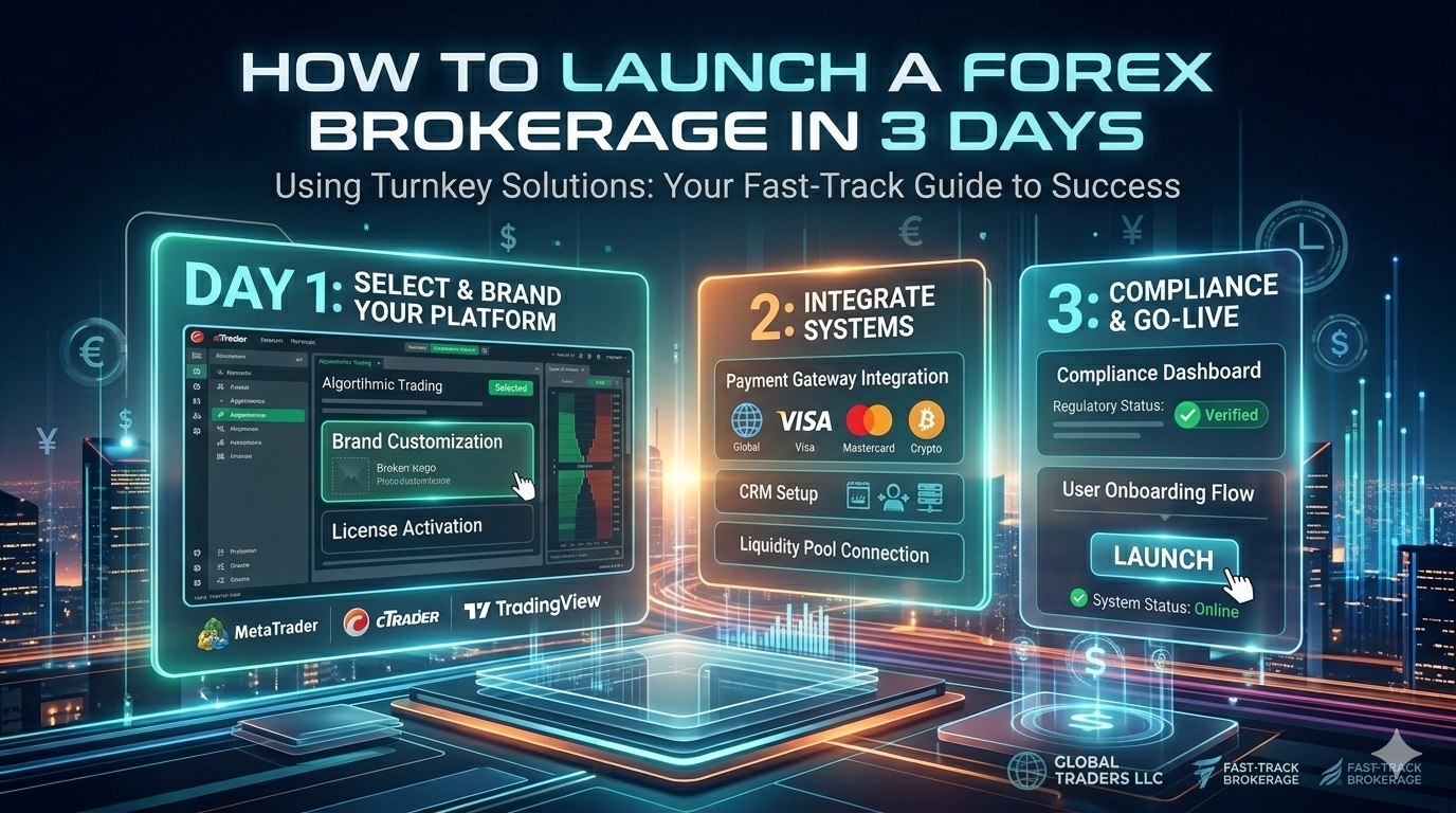 Launch a Forex Brokerage in 3 Days