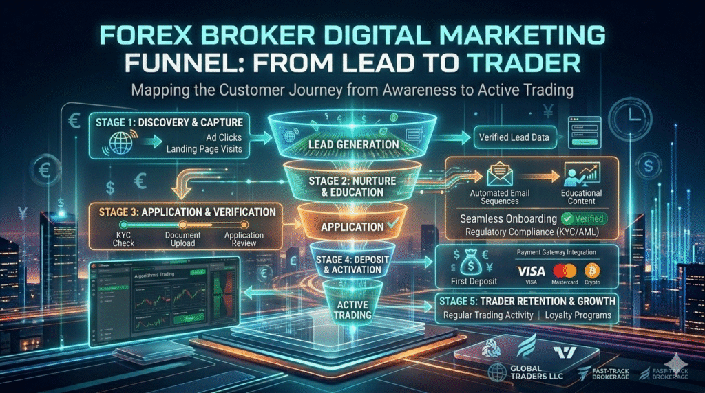 Forex Broker Digital Marketing Funnel